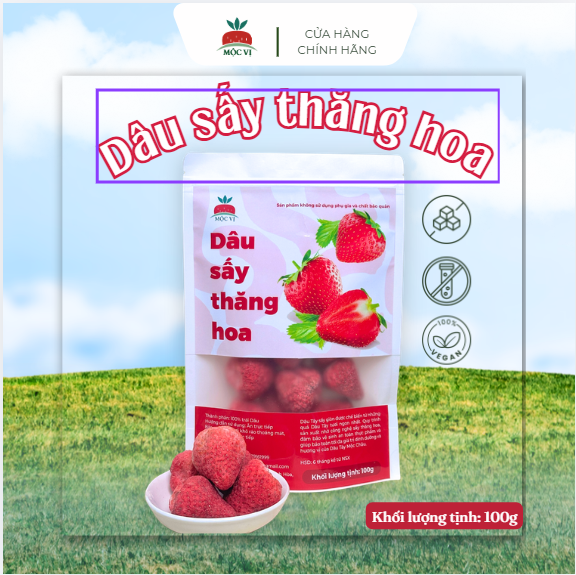 Dâu Tây Sấy Thăng Hoa